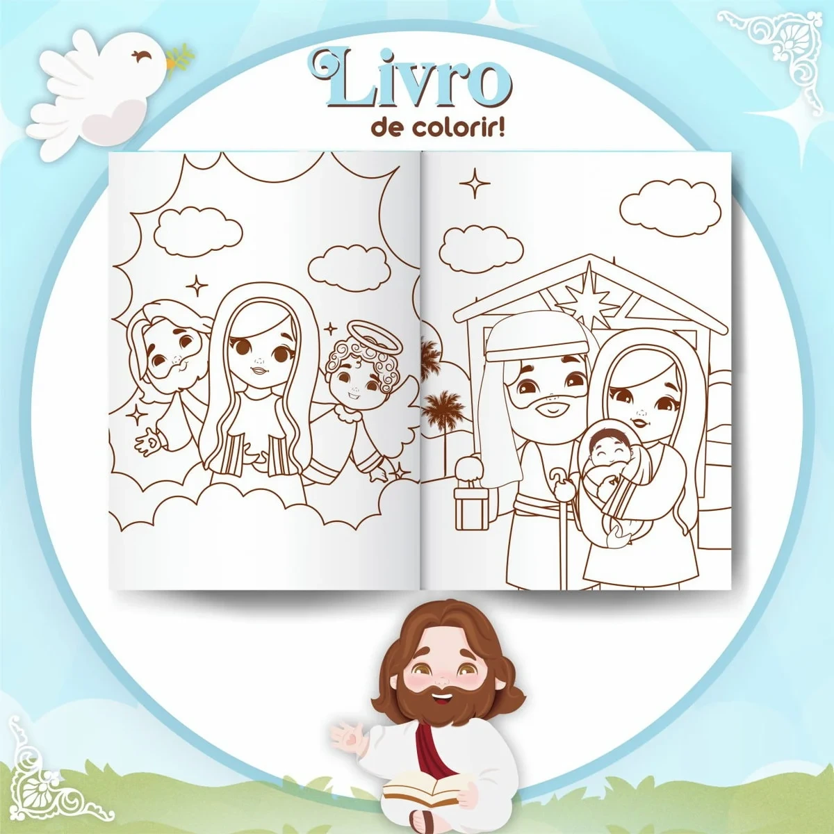 Natal — livro de colorir